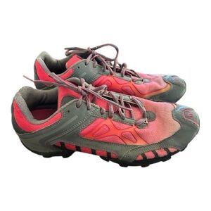 The North Face Pink and Gray Hiking Shoes Size 11